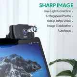 Webcam Webkamera USB Full HD 1080P Autofokus Mikrofon Windows Android PC Laptop – Bild 4