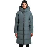 khujo Jilias5 Damen-Mantel Winterparka Steppmantel Winter-Jacke Parka Graublau – Bild 1