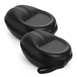 Schwarze Kopfh?rerh��lle aus EVA und PU f��r gro?e Kopfh?rer 22x18,5x10,5cm – Bild 2