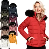 Navahoo Damen Winter Stepp Jacke warme Winterjacke Teddyfell gefüttert B355 – Bild 4
