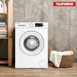 Telefunken Waschmaschine 7 kg Frontlader 1400 U/Min. Inverter Motor Schontrommel – Bild 8