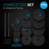 Kurzhantelset Krafttrainingsset 20 kg Hanteln vielseitig sicherer - Wie Neu – Bild 3
