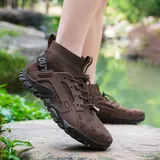 Wanderschuhe Herren Damen Anti-Rutsch Wanderstiefel Trekkingschuhe Outdoorschuhe – Bild 6