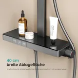 Duschsystem Handbrause Dusche Mit Thermostat Duscharmatur Regendusche Duschset – Bild 4