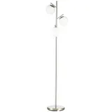 Stehleuchte, Stehlampe, 40 W Standlampe mit 3 E27 Fassungen, Metall Refurbished – Bild 2