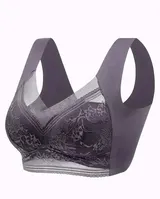 [6 Farben] Damen Spitzen BH mit Schale ohne Bügel Bustier Komfort Push Up Sexy ♥ – Bild 12