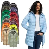 Marikoo Damen Winter Übergangs Mantel Winterjacke Stepp Jacke gesteppt NEU B603 – Bild 4