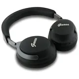 Guess Bluetooth 5.4 Wireless Headset On-Ear ANC / ENC IPX4 Metal Logo Black – Bild 2