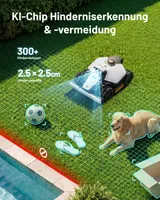 Mammotion LUBA Mini 2 AWD 1000 Mähroboter ohne Kabel bis 1000m² 80% Steigung APP – Bild 4