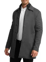 Indicode Herren Mantel INBenyome-Parka Kurzmantel Reißverschluss Männer – Bild 3