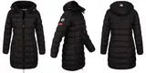 Geographical Norway Damen Winter Jacke FVSC Mantel Parka Steppjacke lange Kapuze – Bild 3