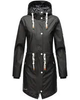 Navahoo Damen Regen Jacke Mantel Parka Wasserdicht Funktionsjacke B919 NEU – Bild 2