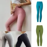 Anti Cellulite Yoga Hose Damen Leggings Kompression Push Up Fitness Gym Leggins – Bild 3