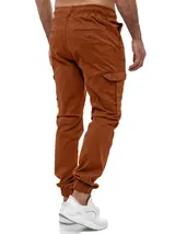 TAZZIO Cargohose Regular Fit Herren Jogger Hose Stoffhose Stretch Designer Chino – Bild 4