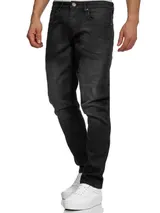 Tazzio Jeans Regular Straight Fit Herren Jeanshose Stretch Denim Hose Designer – Bild 2