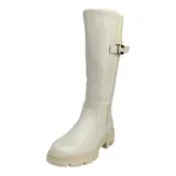 Damen Stiefel Übergangstiefel Leicht Gefüttert Blockabsatz Leder-Optik 36 38 39 – Bild 1