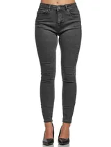 Tazzio Jeans Damen High Waist Skinny Fit Jeanshose Stretch Denim Hose – Bild 1
