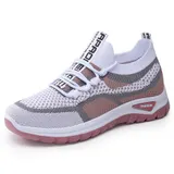 Damen Sneaker Turnschuhe Laufschuhe Atmungsaktiv Sportschuhe Freizeit Schuhe – Bild 2