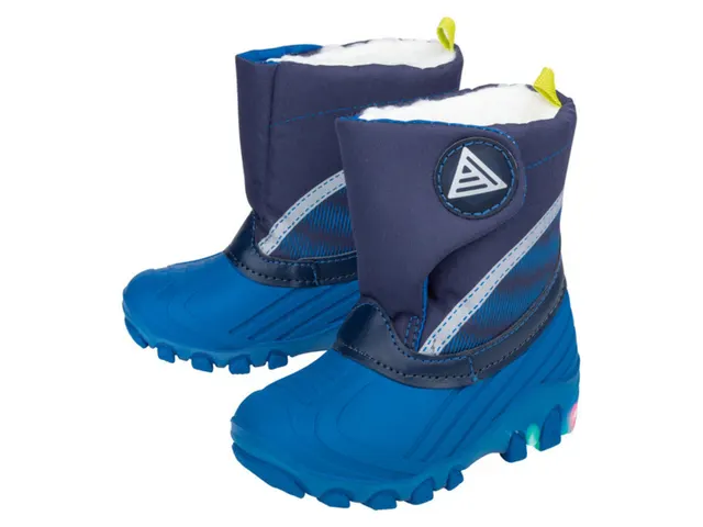 Lupilu Jungen LED Winterstiefel Kinderstiefel Schuhe Winterschuhe Blinkies NEU