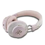 Guess Bluetooth 5.3 Wireless ENC Headset Kopfhörer On-Ear 4G Big Metal Logo pink – Bild 3