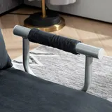 HOMCOM 2-Sitzer Sofa mit Schlaffunktion Schlafsofa mit Verstellbarer Rückenlehne – Bild 10