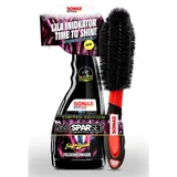 Felgenreiniger mit Bürste Sonax Felgenbeast 500ml Set Autopflege Alufelgen Auto – Bild 1