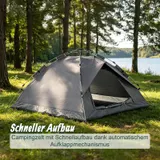 Campingzelt Pop Up Zelt Reisezelt Leichtzelt Sommerzelt Zelt 3 bis 4 Personen – Bild 2