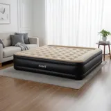 Luftbett Luftmatratze Reisebett selbstaufblasend integrierte Pumpe 2 Personen – Bild 2