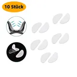 10 Stück Silikon Nasenpads selbstklebend Brillenpads Sonnenbrille Milchig Weiß – Bild 1