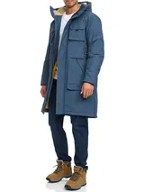 Indicode Herren Parka INKristof-Herrenmantel Winterparka Mantel Kapuze Parka – Bild 7