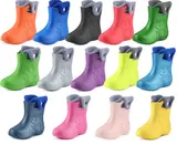LADEHEID Gummistiefel Kinder Gefütterte Jungen Mädchen Thermo Regenschuhe 22-35 – Bild 7
