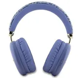 Guess Bluetooth 5.3 Wireless Headset On-Ear G-CUBE Metallic Script Logo purple – Bild 2