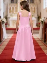 Mädchen Prinzessin Party Kleid Ballkleid Hochzeitsjungfer Abschlussball Kleider – Bild 2
