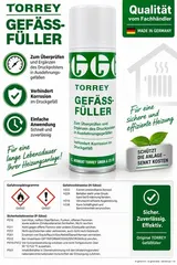 Gefäßfüller 400ml mit Adapter für Ausdehnungsgefäße mit Absperrung und Manometer – Bild 3