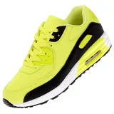 Herren Damen Sneaker Neon Sportschuhe Freizeitschuhe Turnschuhe Laufschuhe 20063 – Bild 1
