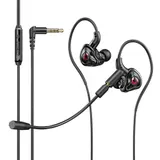 Abnehmbare Mikrofon Ohrh?rer 10 mm Lautsprecher Gr??e ABS Material In-Ear Des – Bild 5