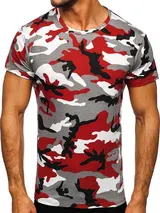T-Shirt Tee Kurzarm Rundhals Classic Party Camo Army Sport Herren Mix BOLF Motiv – Bild 1