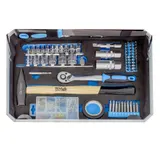 Karcher Werkzeugkoffer 114-teiliges Werkzeug-Set mit Hammer Schraubendreher uvm. – Bild 8