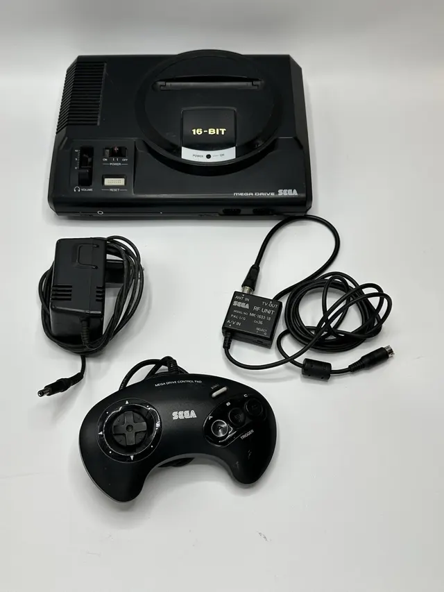 Sega Mega Drive Schwarz Spielekonsole (PAL)