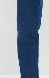 Damen Strech Jeans Mom in dunkel blau denim + High Waist Gr. 40 bis 54 neu 19628 – Bild 6