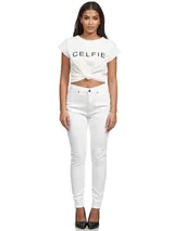 Tazzio Jeans Damen High Waist Skinny Fit Jeanshose Stretch Denim Hose – Bild 2