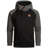 Herren Basic Kapuzenpullover Sweatjacke Pullover Hoodie Sweatshirt 4053 – Bild 4