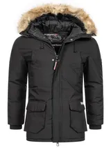 Geographical Norway Herren Winter Jacke Outdoor Parka Mantel warm  Steppjacke – Bild 1