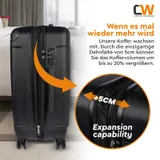 Handgepäck Trolley Handgepäckkoffer Reiskoffer Hartschale Bordgepäck Koffer S – Bild 3