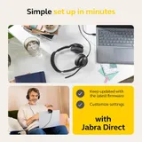 Jabra Evolve2 50 - Kabelgebundenes Stereo-Headset Air Comfort - Mikrofone mit ak – Bild 7