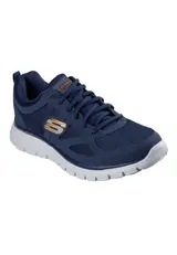 Skechers Herren Burns Agoura Sneaker Navy Orange – Bild 1
