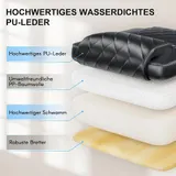 Massage Heizfunktion Bürostuhl mit Fußstütze Ergonomischer Chefsessel mit Liegef – Bild 6