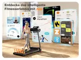 8 % Steigung Laufband, Leise & Klappbar, 1-12 km/h, mit APP Control, LED-Display – Bild 17