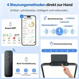 Laufband Für Zuhause mit Steigung 10% Elektrisch Klappbar Walking Pad bis 145kg – Bild 5