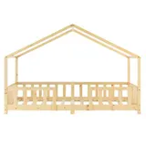 Kinderbett Treviolo 90x200 cm Holzfarben [en.casa] – Bild 5
